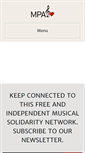 Mobile Screenshot of musicaparaelalma.org